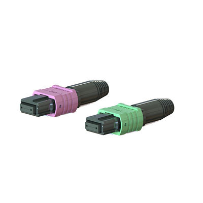 Good price FTTH Mini Housing MPO Connector 5.0mm round boot 12 24 core OM3 connector fibre online