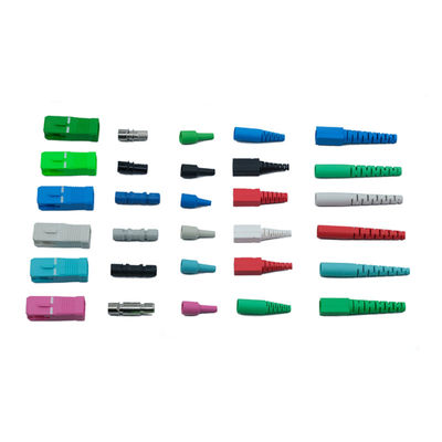 Push Pull PBT SC Optical Connector Kits APC Fiber Connector High Performance