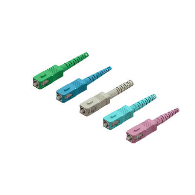 Quick Assembly Multimode SC Fiber Conenctor With Variety Of Colors