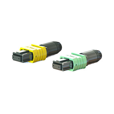 Mini MPO Fiber Optic Connector 36mm Length 12/16/24 Cores Male / Female Options