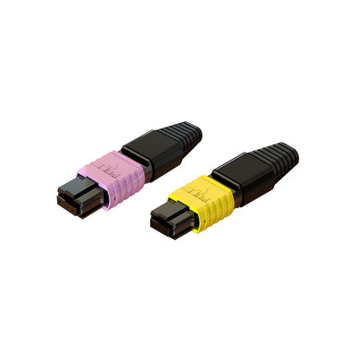 Good price Female Male MPO Fiber Optic Connector 4 - 24 Cores Optical Fiber Communication online