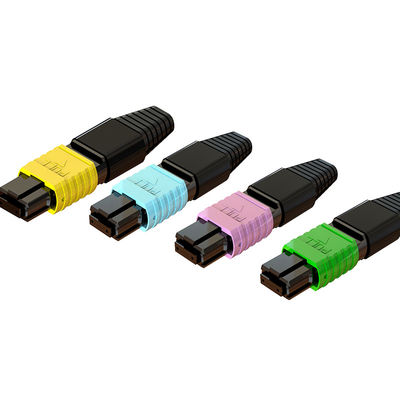 Ribbon MPO Fiber Connector For High Performance Computing Environments