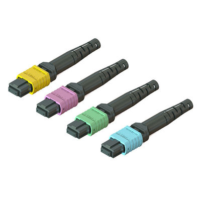Good price Telecommunication MPO Fiber Optic Connector 3.5 60mm 12 / 16 / 24 Cores Male Female online