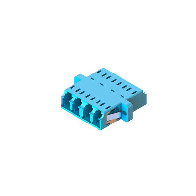 quality D4 Adapter fiber optic LC type with flange in multi colors and good wearability factory