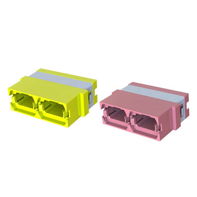 Good price High Precision Duplex MPO Fiber Optic Adapter For Fiber Cable Connection Component online