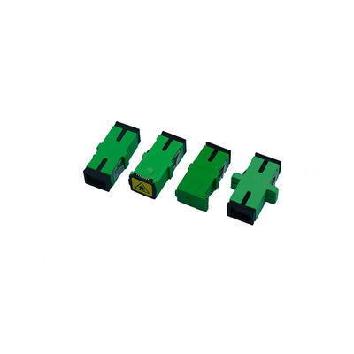 Good price SC Green Fiber Adapter customized optic kit with flange or flangeless online