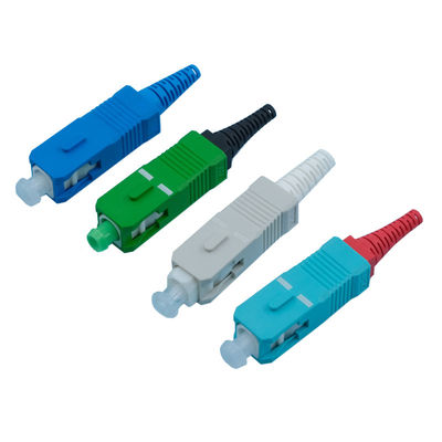 Good price Push Pull Type SC APC Fiber Connector Fiber Optic Jumper Connectors Easy to Handle online