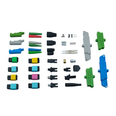 Good price 12 / 16 / 24 Cores MPO Patch Cord Connector Multimode Optical Fiber Cable Conenctor online