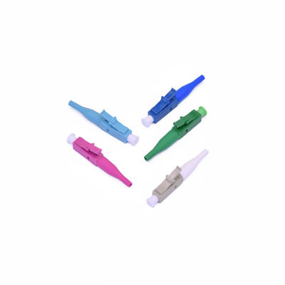 Fiber Optic LC Connectors 0.9mm Simplex Auga With Fire Resistance UL94V-0
