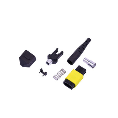 MPO/MTP 12/24 Core 3.0mm Multimode Fiber Optic Connector Kits with low loss uL94v-0